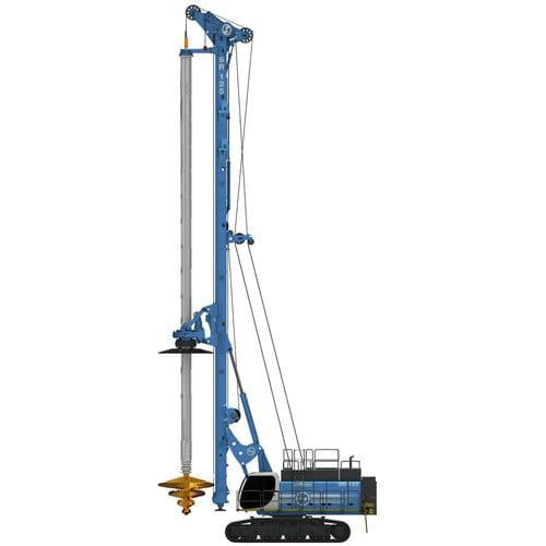 crawler drilling rig / hydraulic / construction / rotary