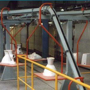 overhead conveyor / horizontal / transport