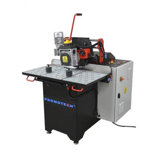 stationary beveling machine / electric / straight edges