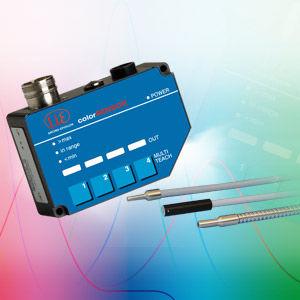 RGB color sensor / fiber optic / OEM / serial output