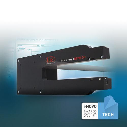laser strip thickness measuring device