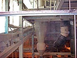 cyclone dust collector / pulse-jet backflow / chemical process / for the food industry