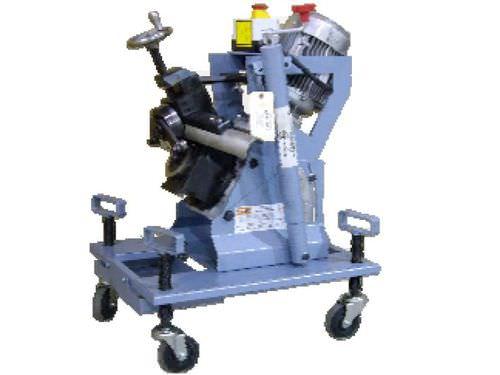 mobile chamfering machine / hydraulic / plate / self-propelled