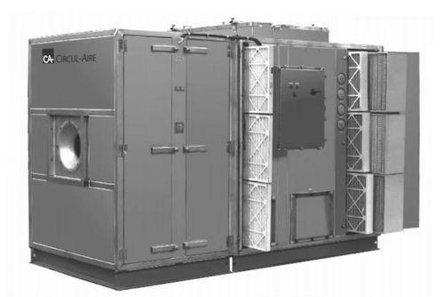 deep-bed gas scrubber / dry / chemical