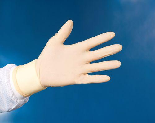 laboratory glove / chemical protection / latex / disposable