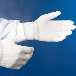 laboratory glove / chemical protection / nylon / polyester
