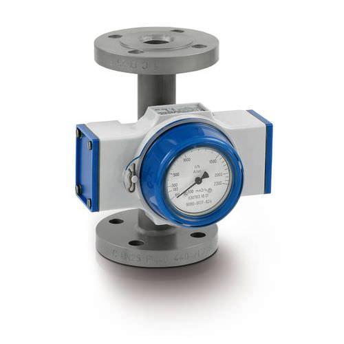 mechanical flow switch / for liquids / with indicator