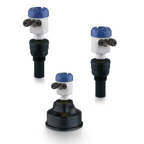 ultrasonic level sensor / for liquids / for corrosive environments