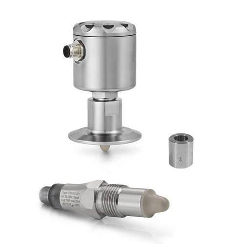 frequency sweep level switch / for solids and liquids / threaded / for hygienic applications