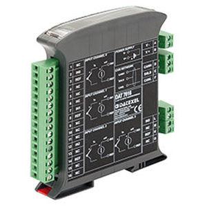 temperature data acquisition module / multi-channel / DIN rail / via CANopen