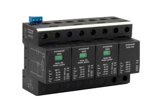 DIN rail surge arrester / for signal transmission / low-voltage / telecommunications