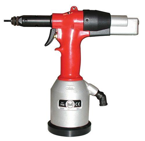 pneumatic riveter / for threaded inserts / compact