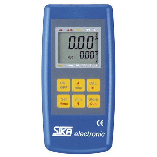 temperature measuring device / relative humidity / digital / portable