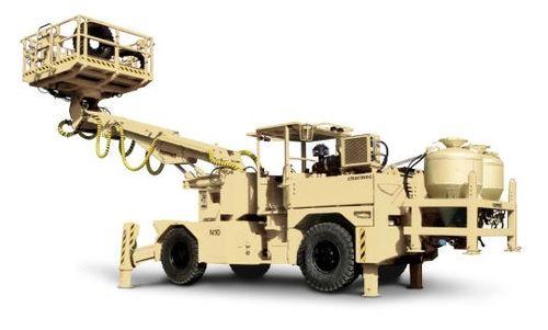 explosives transport and loading (ANFO) vehicle / diesel / for underground mining