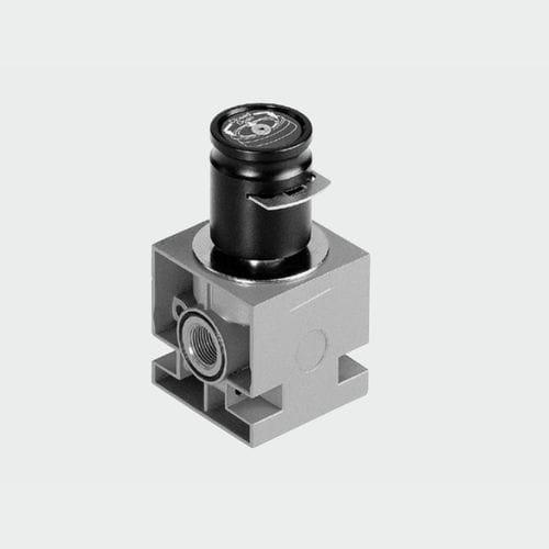 poppet valve / manual / shut-off / for compressed air