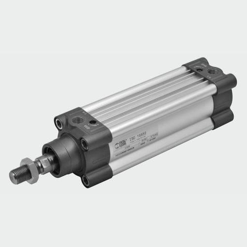 pneumatic cylinder / double-acting / low-friction / ISO