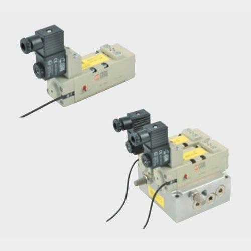 spool pneumatic directional control valve / pneumatically-operated / electrically-operated / 5/2-way