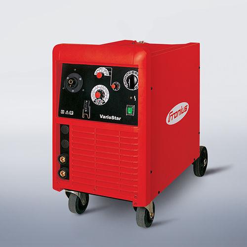 MIG-MAG welder / with 2-roll wire feeder / single-phase / mobile