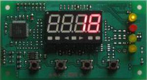 LED display / 4-digit / 7-segment / panel