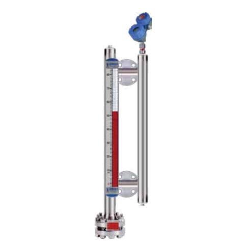 magnetic level indicator / liquid / direct-reading / stainless steel