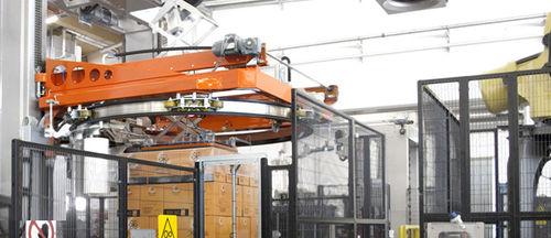 turntable stretch wrapper / automatic / for the food and beverage industry / pallet