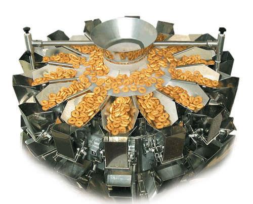 multihead weighing machine / with vibratory feeder / for bulk materials / high-speed