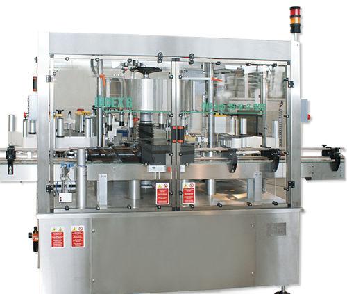 front labeler / in-line / bottle / automatic