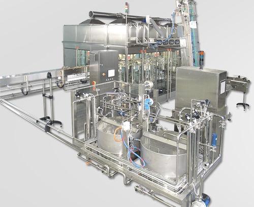 glass bottle filler / automatic / rotary / weight