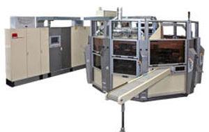 automatic screen printing machine / servo-driven / eight-color / for tubes