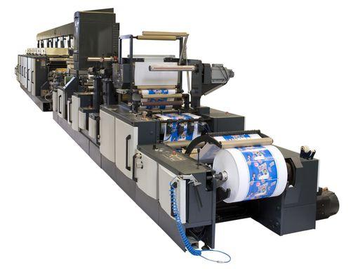 offset printing machine / flexographic / one-color / for labels