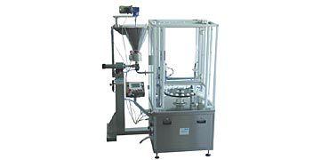 rotary filling and capping machine / for chemicals / for cosmetic products