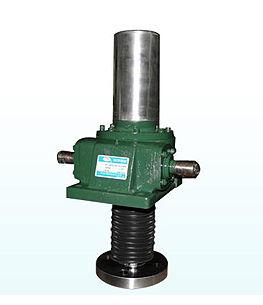 worm gear screw jack / cast iron / translating screw / rotating screw