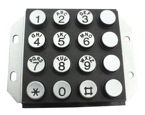 16-key keypad / built-in / rubber / metal