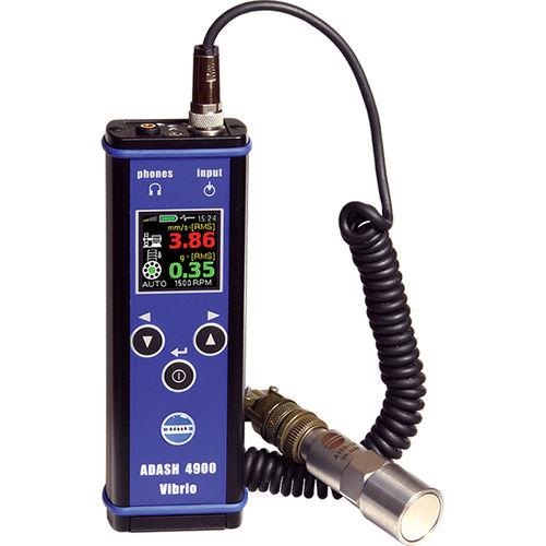 digital vibration analyzer / portable / for machine monitoring