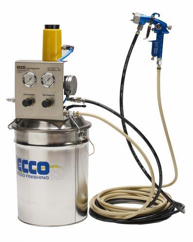 paint spraying unit / low-pressure / piston