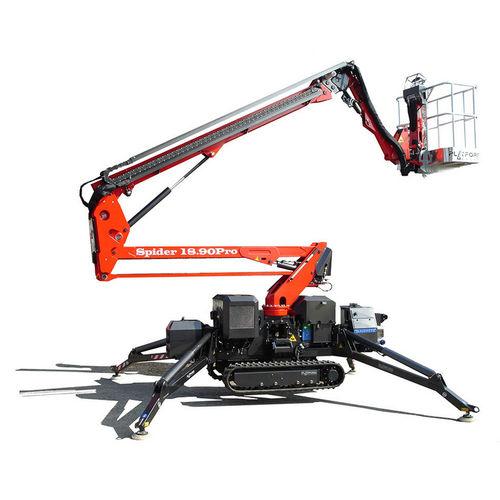 crawler spider lift / electric / articulated