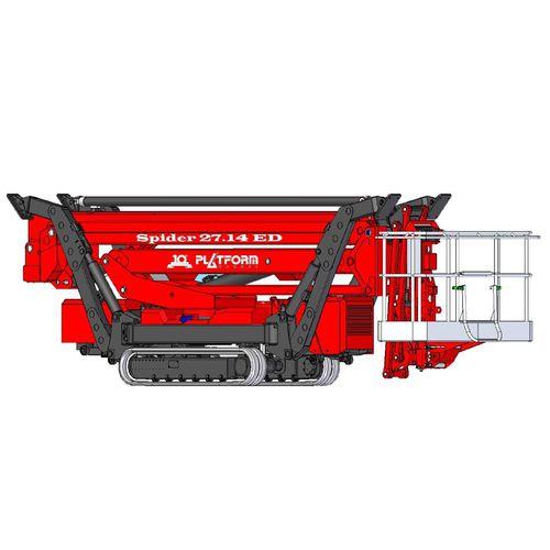 track articulated boom lift / self-propelled / hybrid