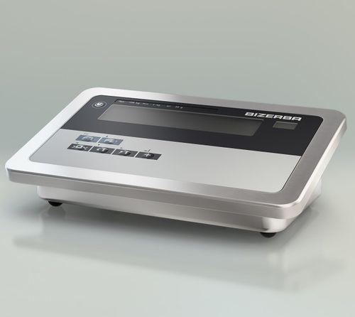 tabletop scales / compact / with LED display / stainless steel