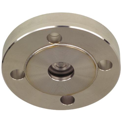 diaphragm seal with flange connection / for pressure gauges / petrochemical / process