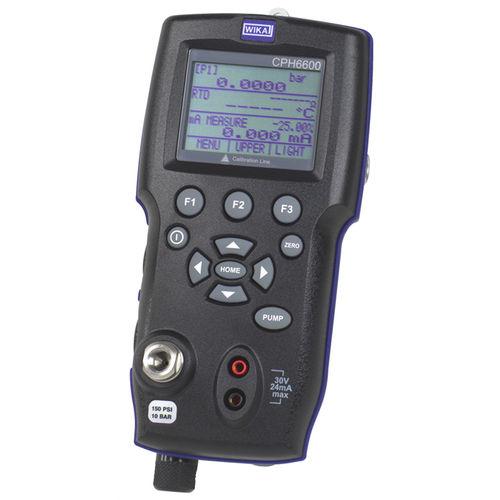 temperature calibrator / pressure / compact / hand-held