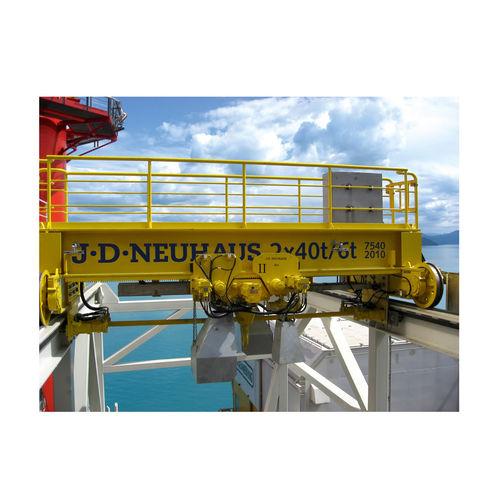 monorail overhead traveling crane / pneumatic-drive