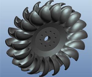 hydraulic turbine / Pelton / power plant