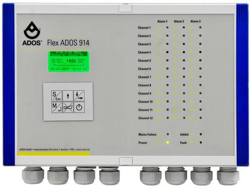 LCD display gas detection control unit / multi-channel