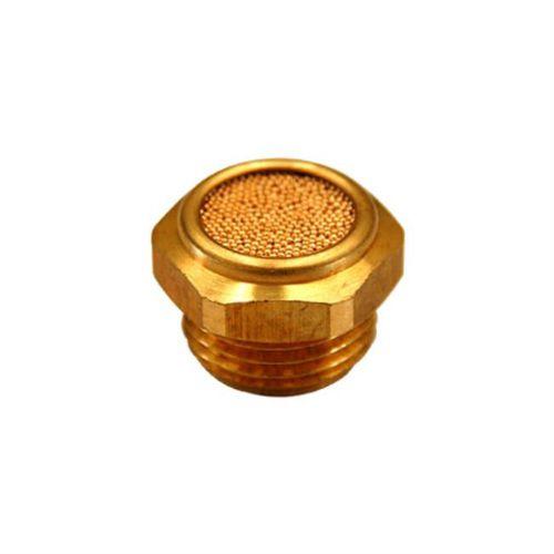 pad silencer / for compressed air / metal