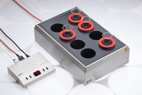 agitating heating block / ultra-flat / digital / externally-controlled