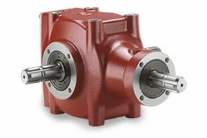 right-angle gearbox for agricultural machinery