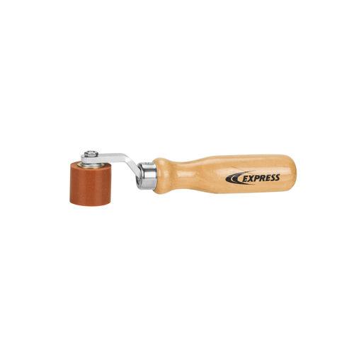 pressure roller with wooden handle / silicone