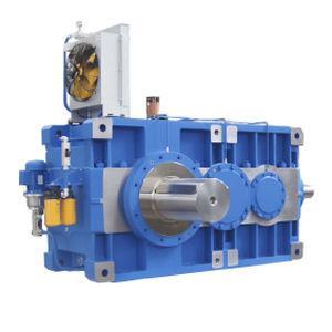 bevel gear reducer / helical / hollow-shaft / solid-shaft