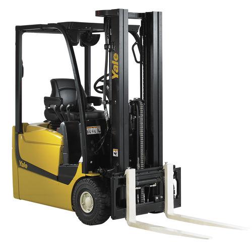 electric forklift / ride-on / compact / counterbalanced