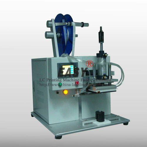 top labelling machine / for containers / high-speed / semi-automatic